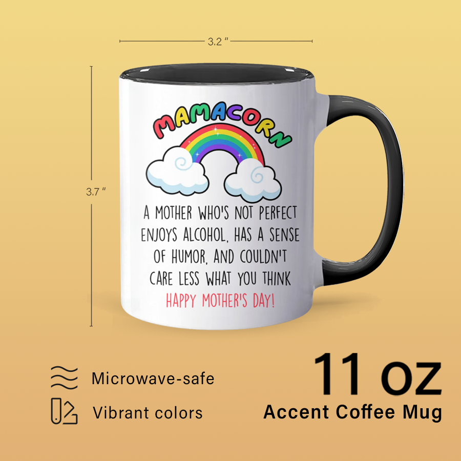 Who's Not Perfect - Accent Coffee Mug