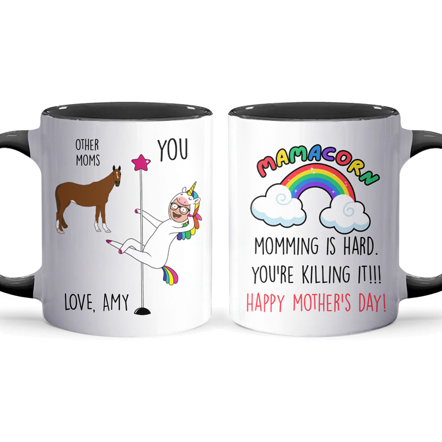 Momming Is Hard - Accent Coffee Mug