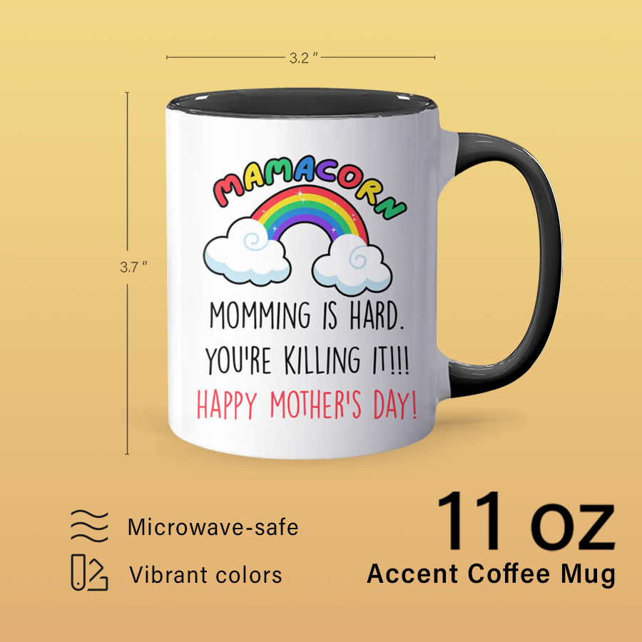 Momming Is Hard - Accent Coffee Mug