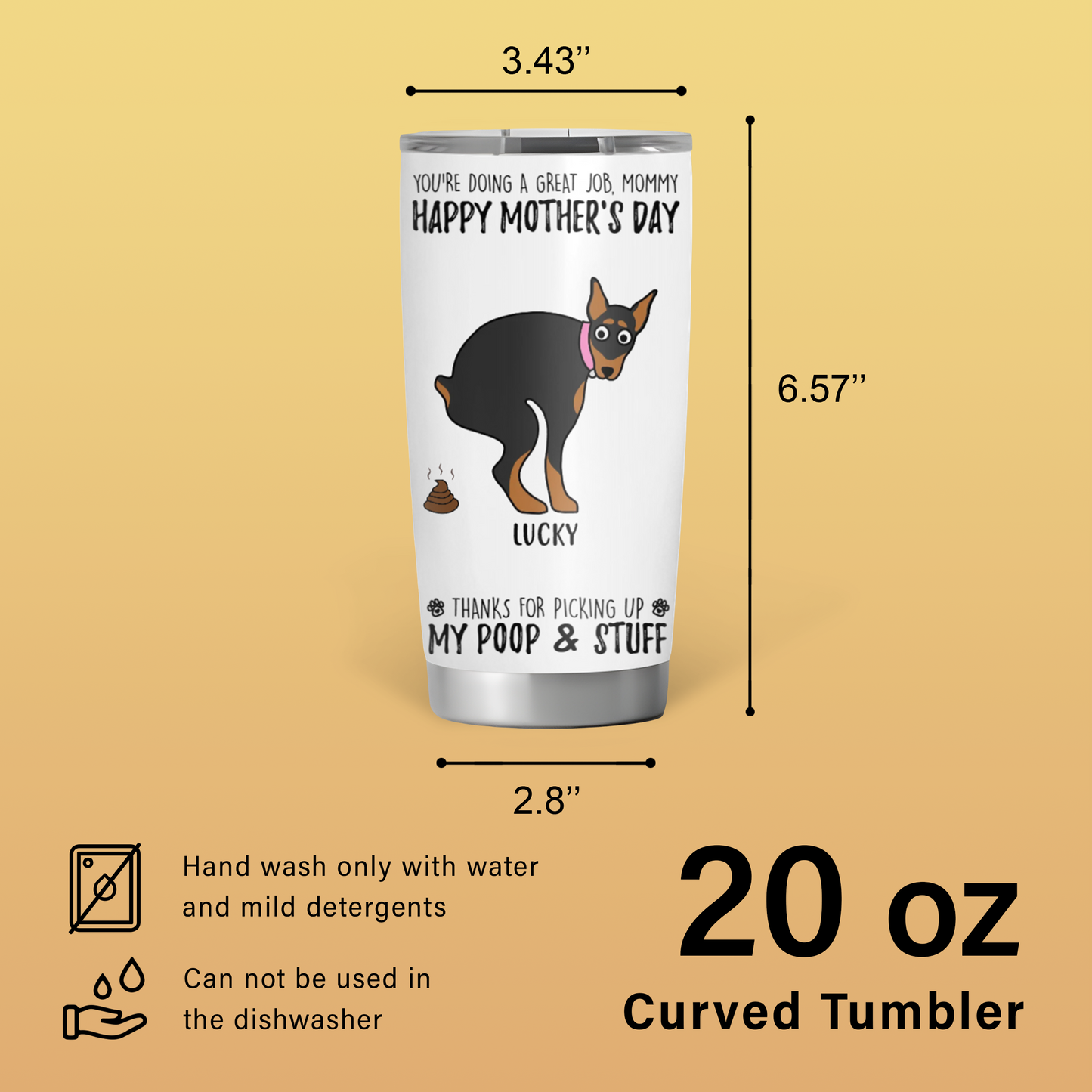 Picking Up - Personalized 20oz SS Tumbler