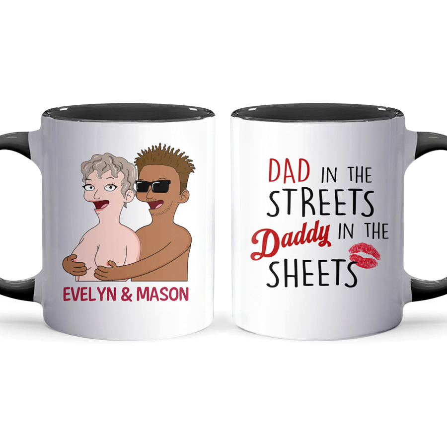 Dad In The - Accent Coffee Mug