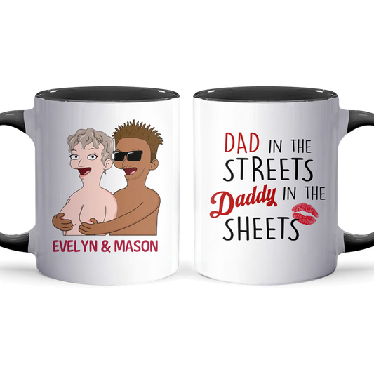 Dad In The - Accent Coffee Mug