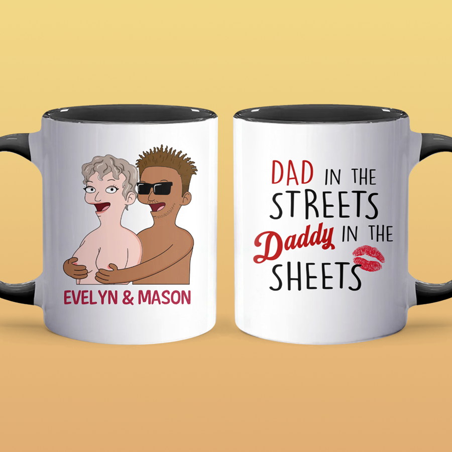 Dad In The - Accent Coffee Mug