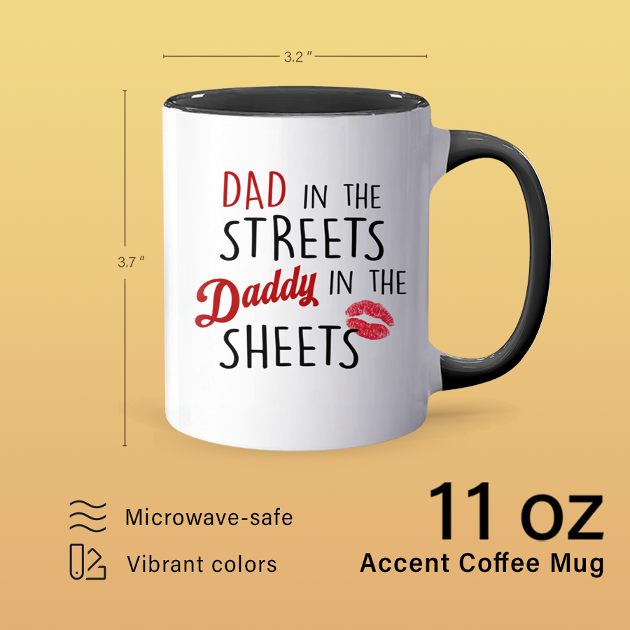 Dad In The - Accent Coffee Mug