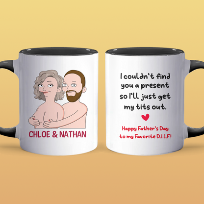 Get My Tits Out - Accent Coffee Mug