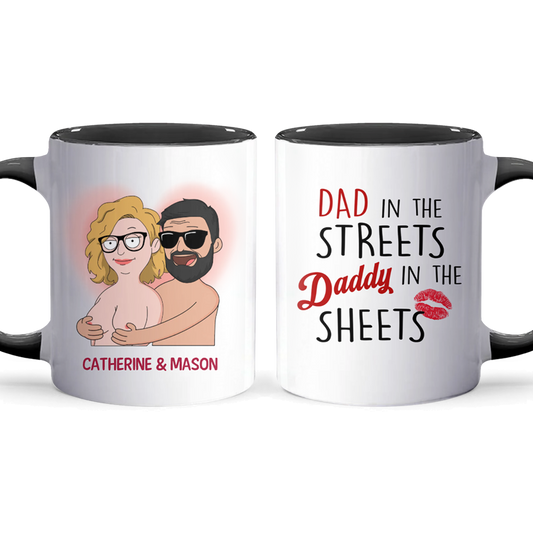 Daddy In The - Accent Coffee Mug