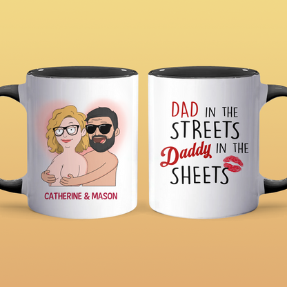 Daddy In The - Accent Coffee Mug