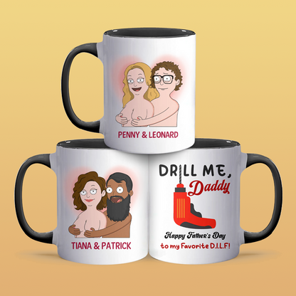 Drill Me  - Accent Coffee Mug