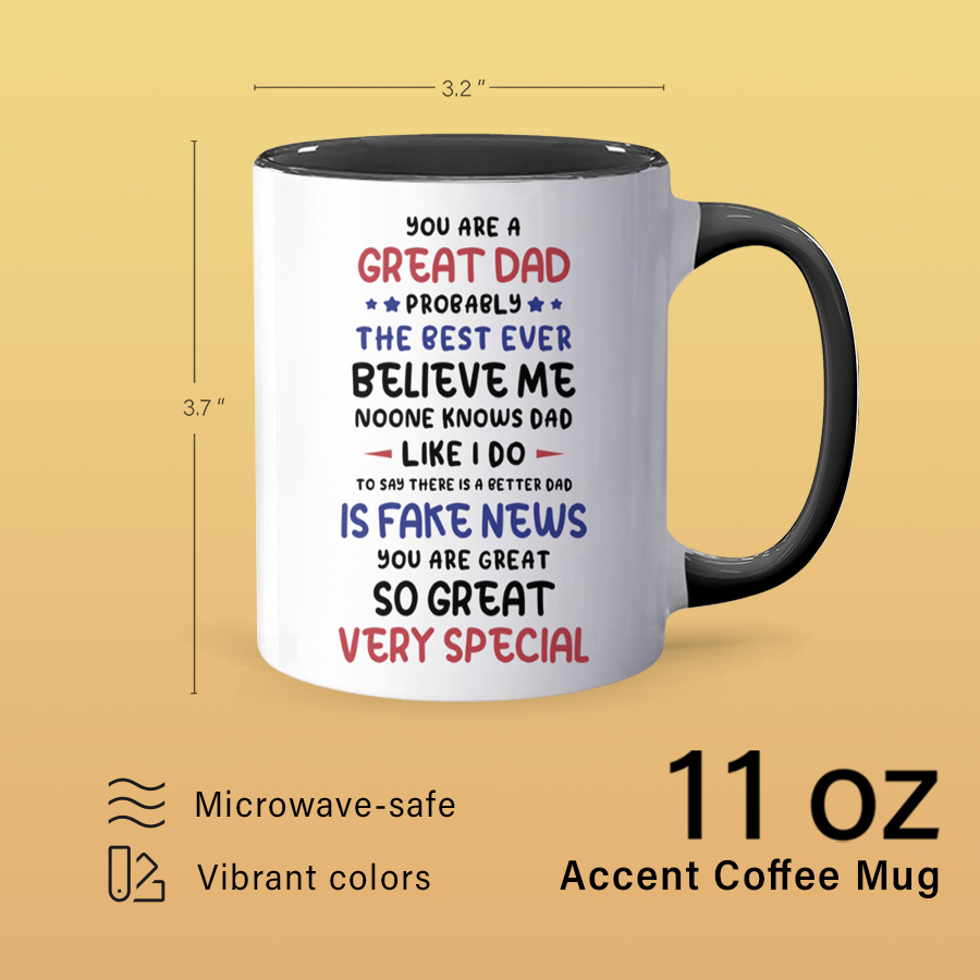 Great Dad - Accent Coffee Mug