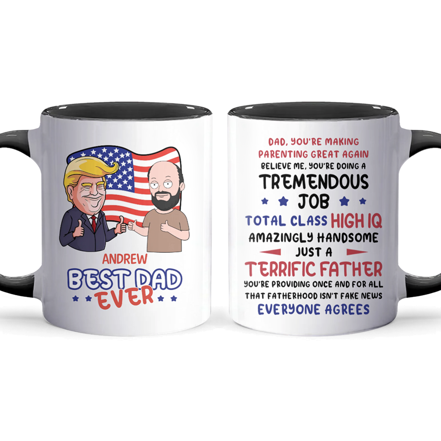 Terrific Father - Accent Coffee Mug