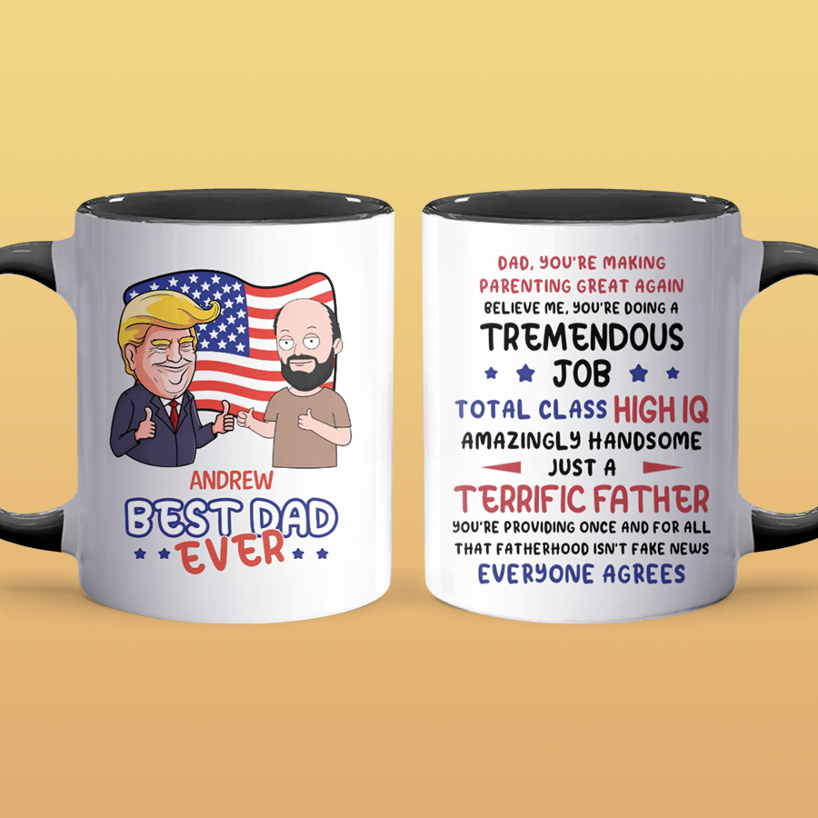 Terrific Father - Accent Coffee Mug