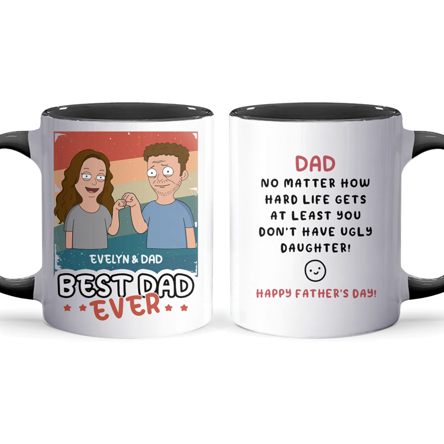 Ugly Daughter - Accent Coffee Mug