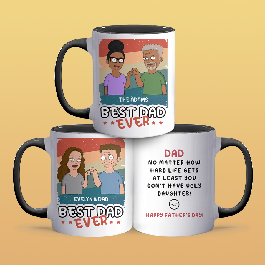 Ugly Daughter - Accent Coffee Mug