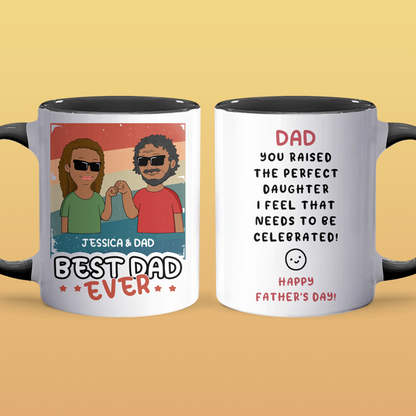 Perfect Daughter - Accent Coffee Mug