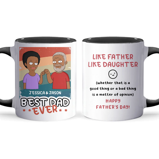 Like Father  - Accent Coffee Mug