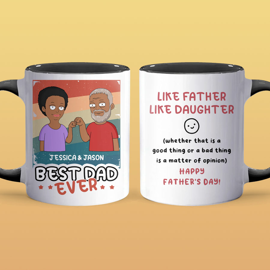 Like Father  - Accent Coffee Mug