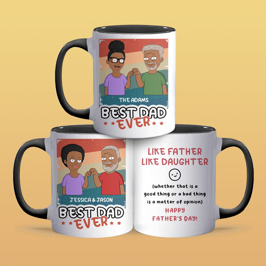 Like Father  - Accent Coffee Mug