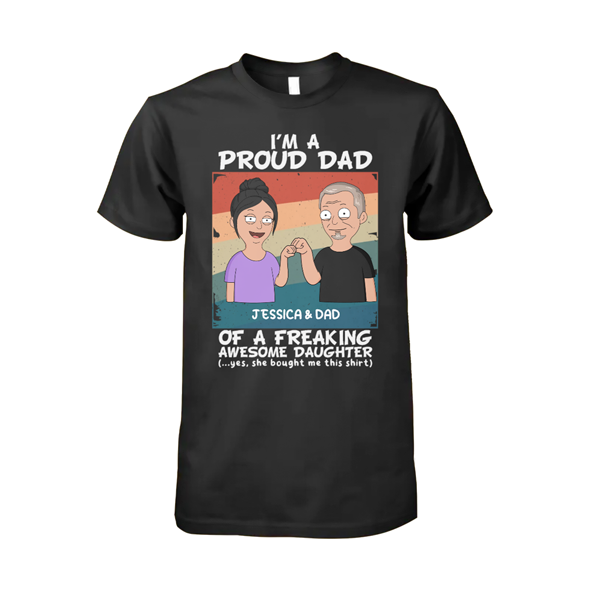 Proud Dad - Heavy Cotton T-Shirt