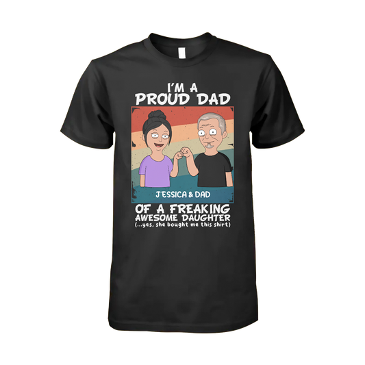 Proud Dad - Heavy Cotton T-Shirt