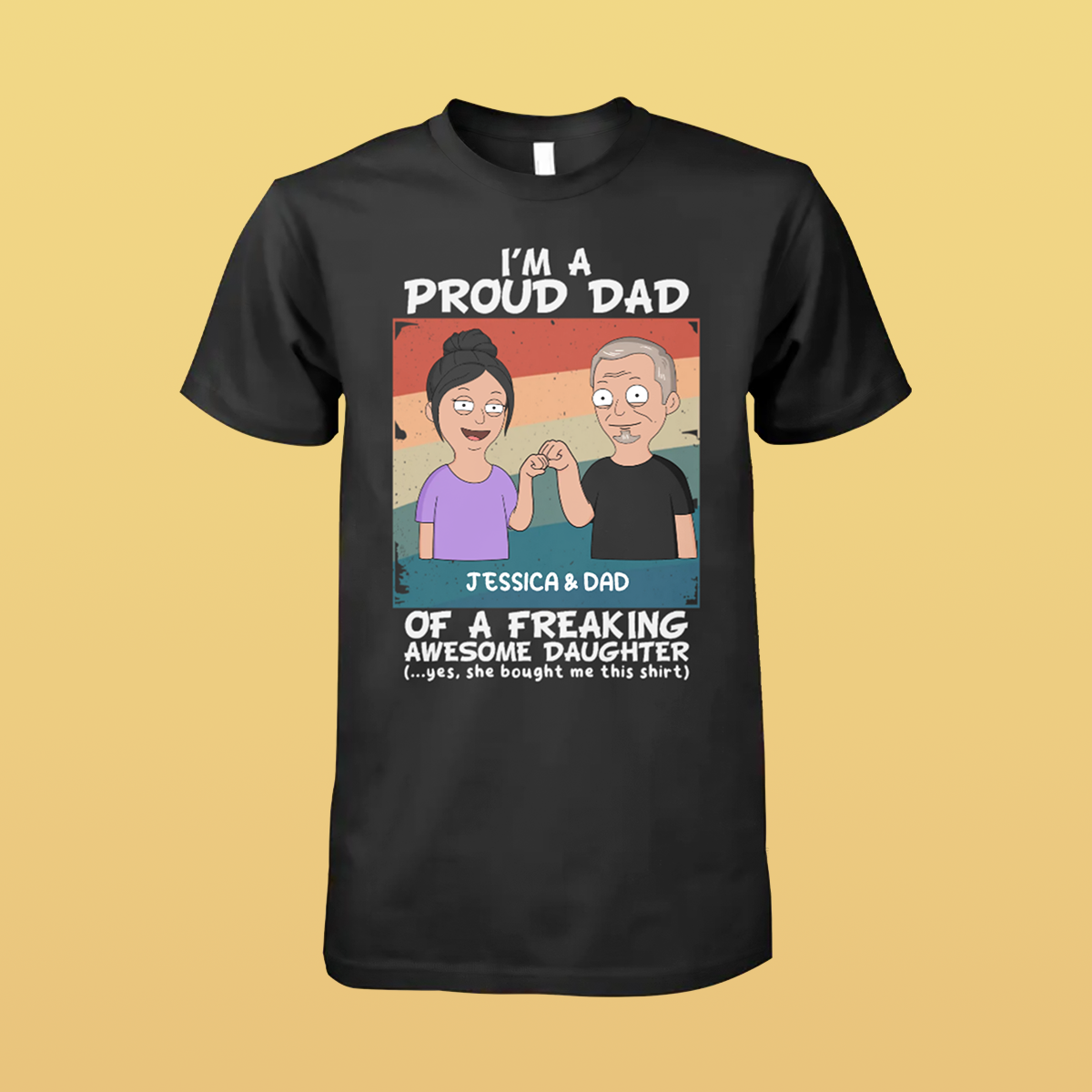 Proud Dad - Heavy Cotton T-Shirt