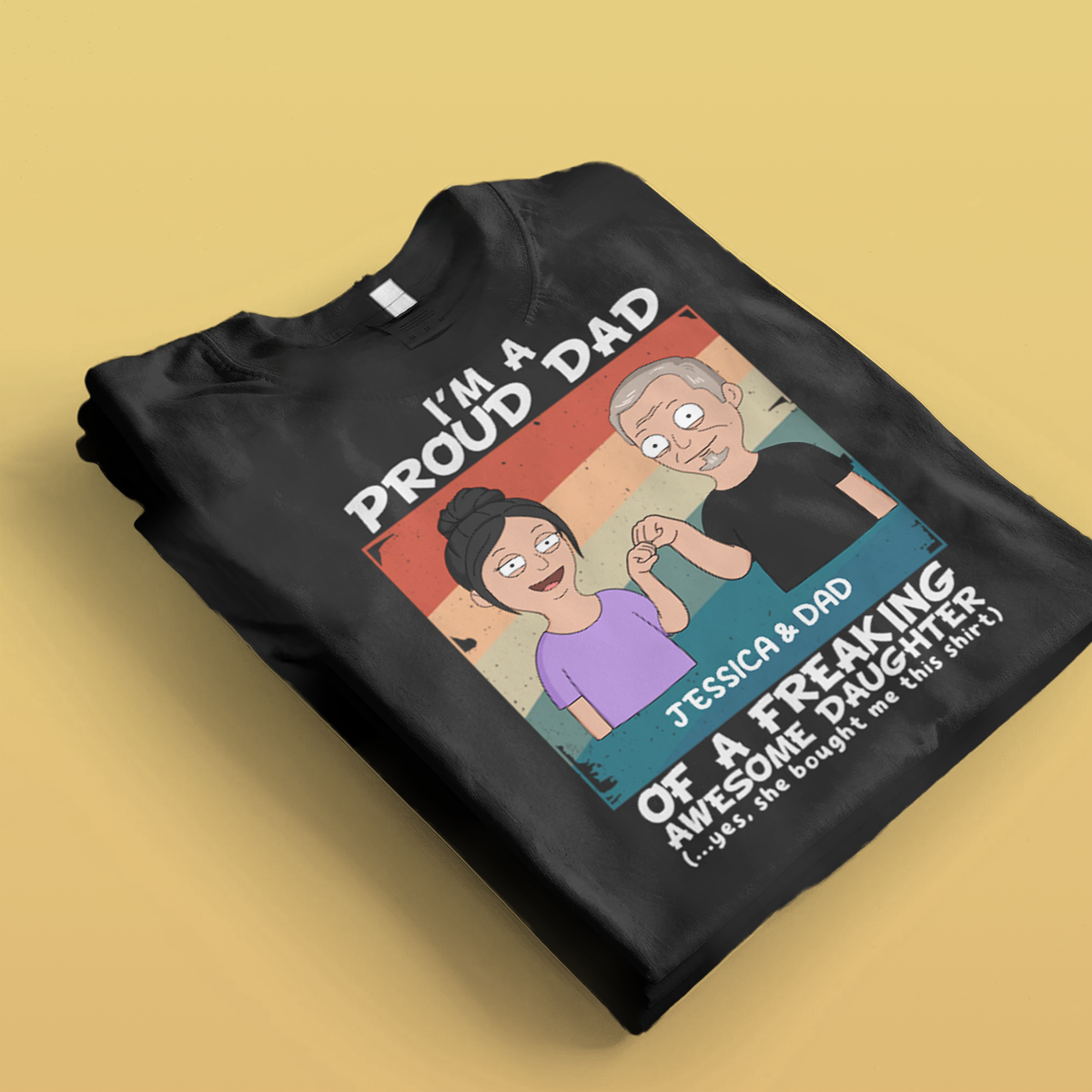 Proud Dad - Heavy Cotton T-Shirt