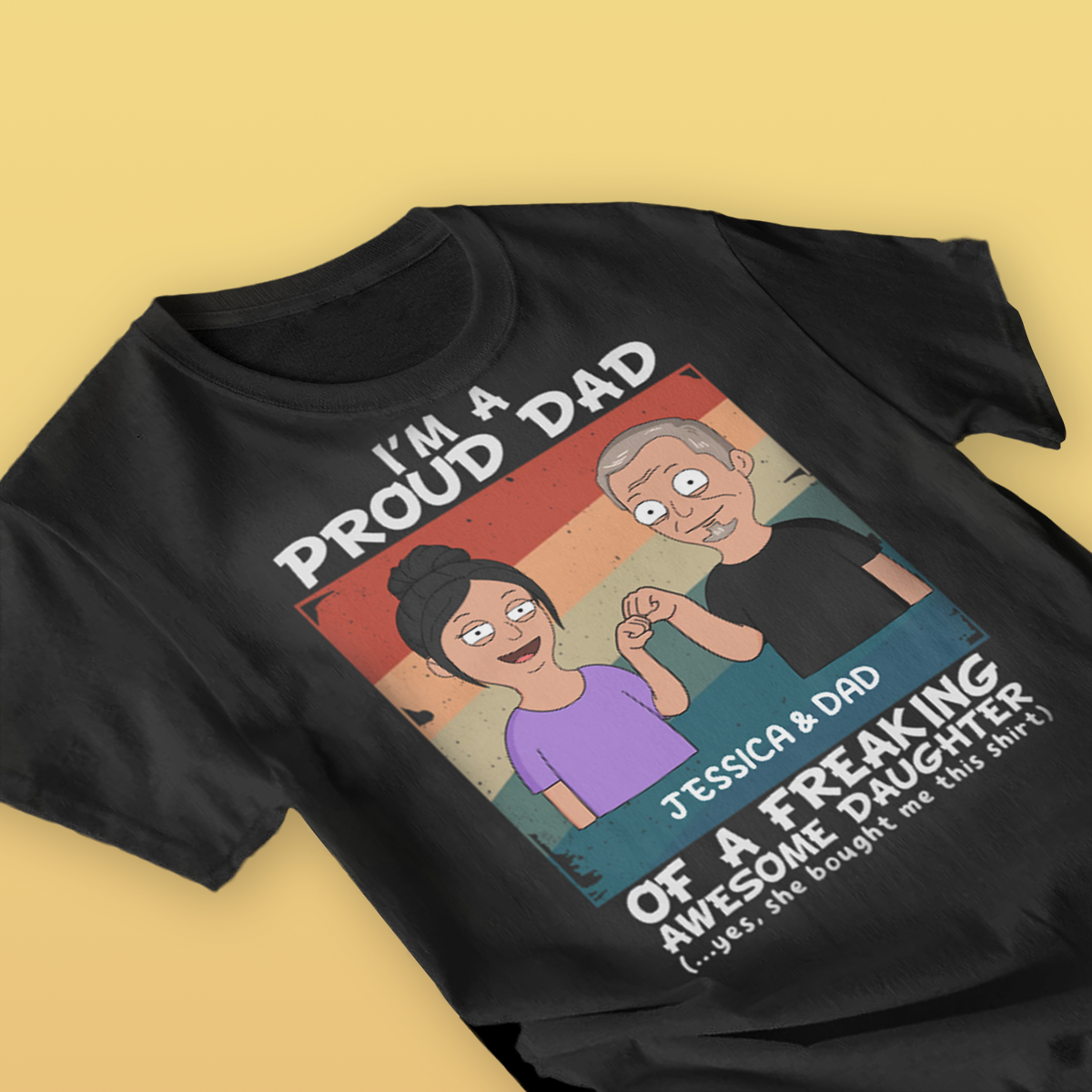 Proud Dad - Heavy Cotton T-Shirt