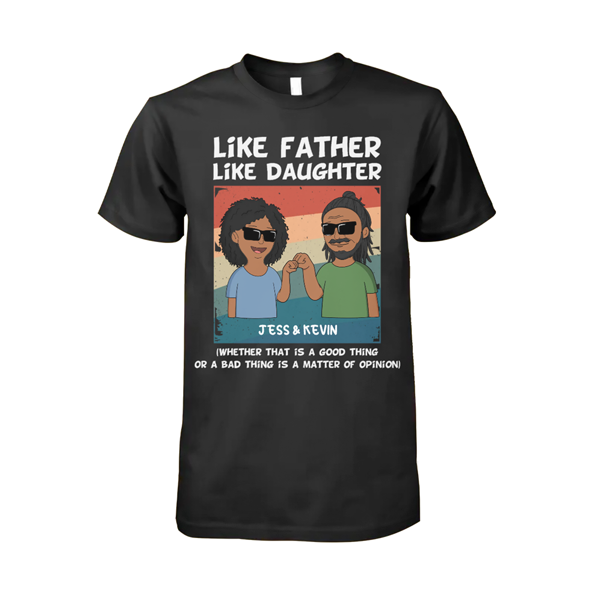 Like Father - Heavy Cotton T-Shirt