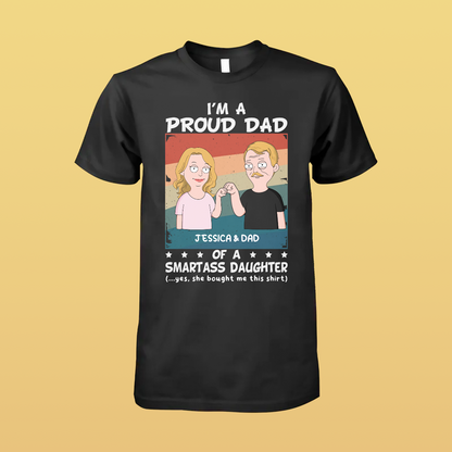 Smartass Daughter - Heavy Cotton T-Shirt