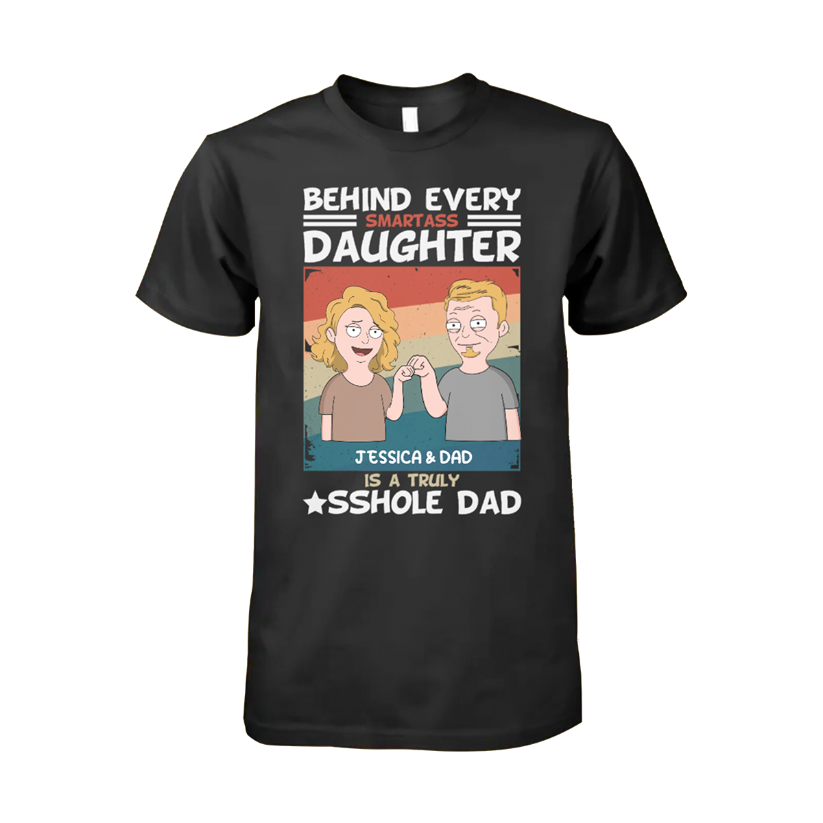 Smartass Daughter - Heavy Cotton T-Shirt