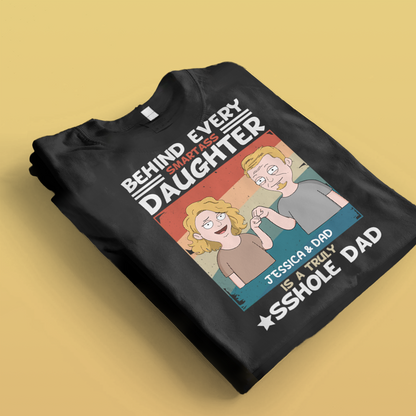 Smartass Daughter - Heavy Cotton T-Shirt