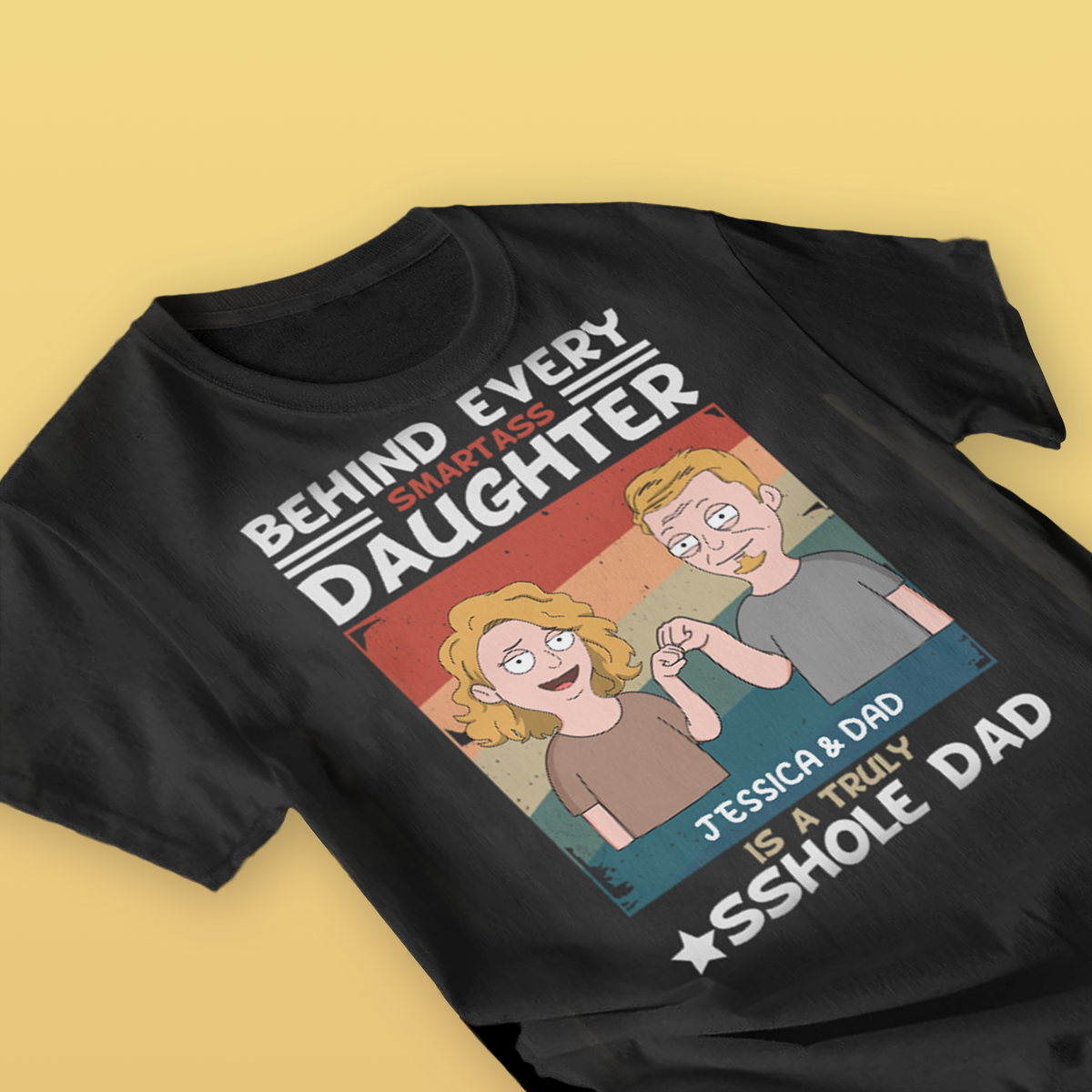 Smartass Daughter - Heavy Cotton T-Shirt