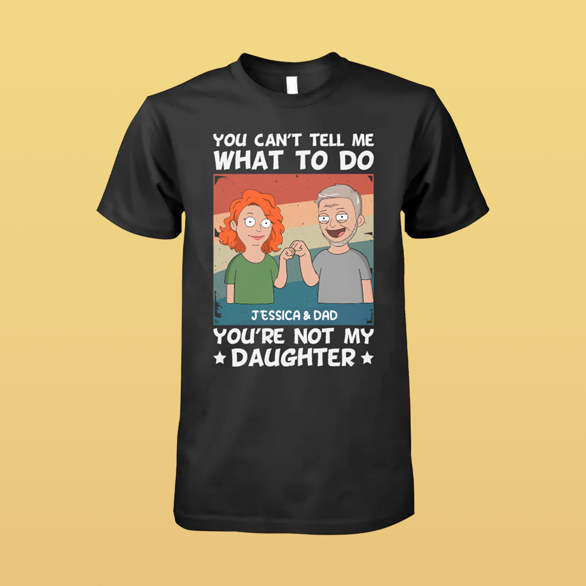 Not My Daughter - Heavy Cotton T-Shirt