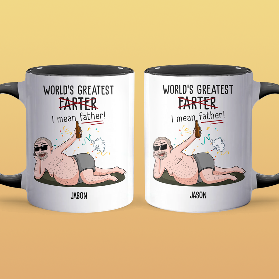 Greatest Farter - Accent Coffee Mug