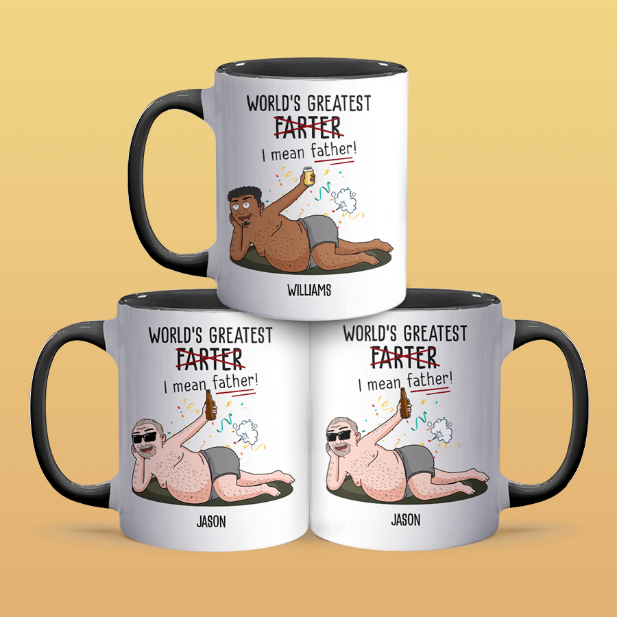 Greatest Farter - Accent Coffee Mug