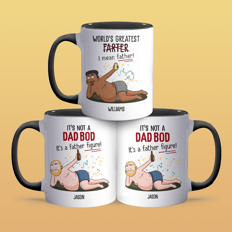 Father Figure - Accent Coffee Mug