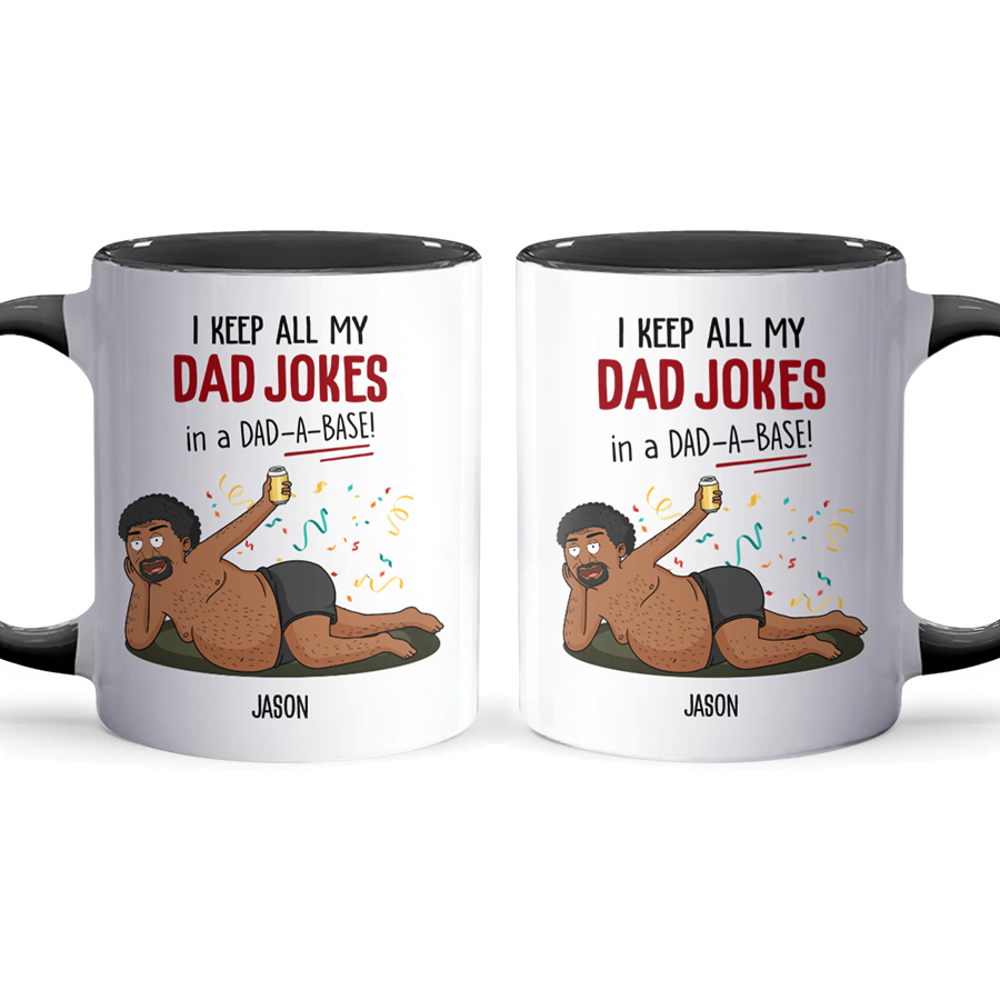 Dad Jokes - Accent Coffee Mug