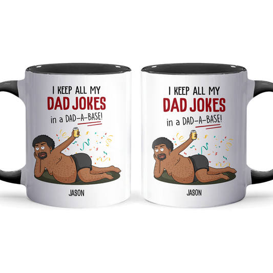 Dad Jokes - Accent Coffee Mug