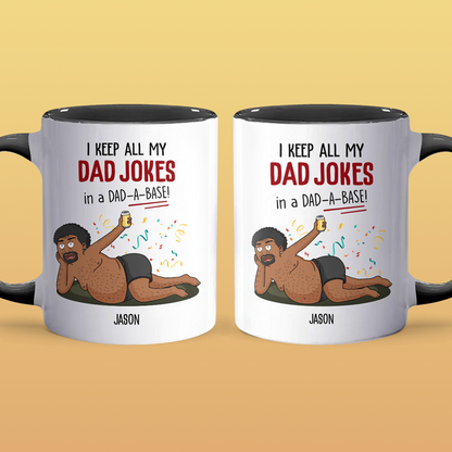 Dad Jokes - Accent Coffee Mug