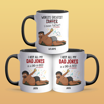 Dad Jokes - Accent Coffee Mug