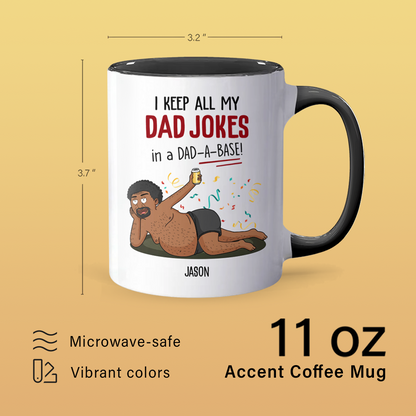 Dad Jokes - Accent Coffee Mug