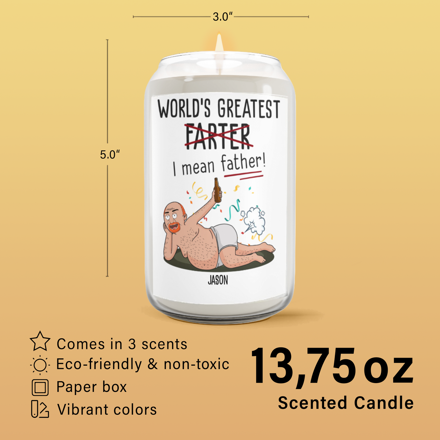 World's Greatest - Premium Eco-friendly Scented Candle