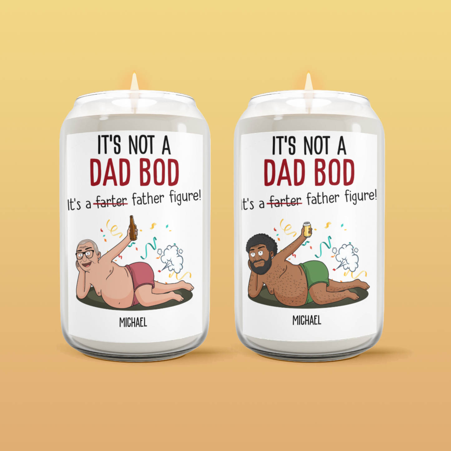 Not A Dad Bod - Premium Eco-friendly Scented Candle