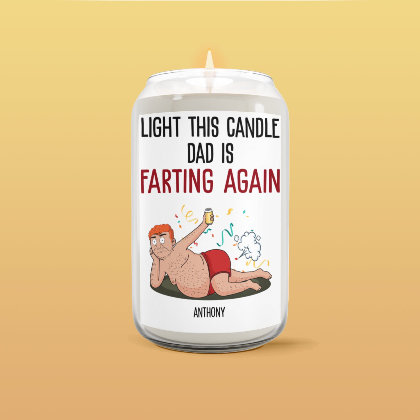 Farting Again - Premium Eco-friendly Scented Candle