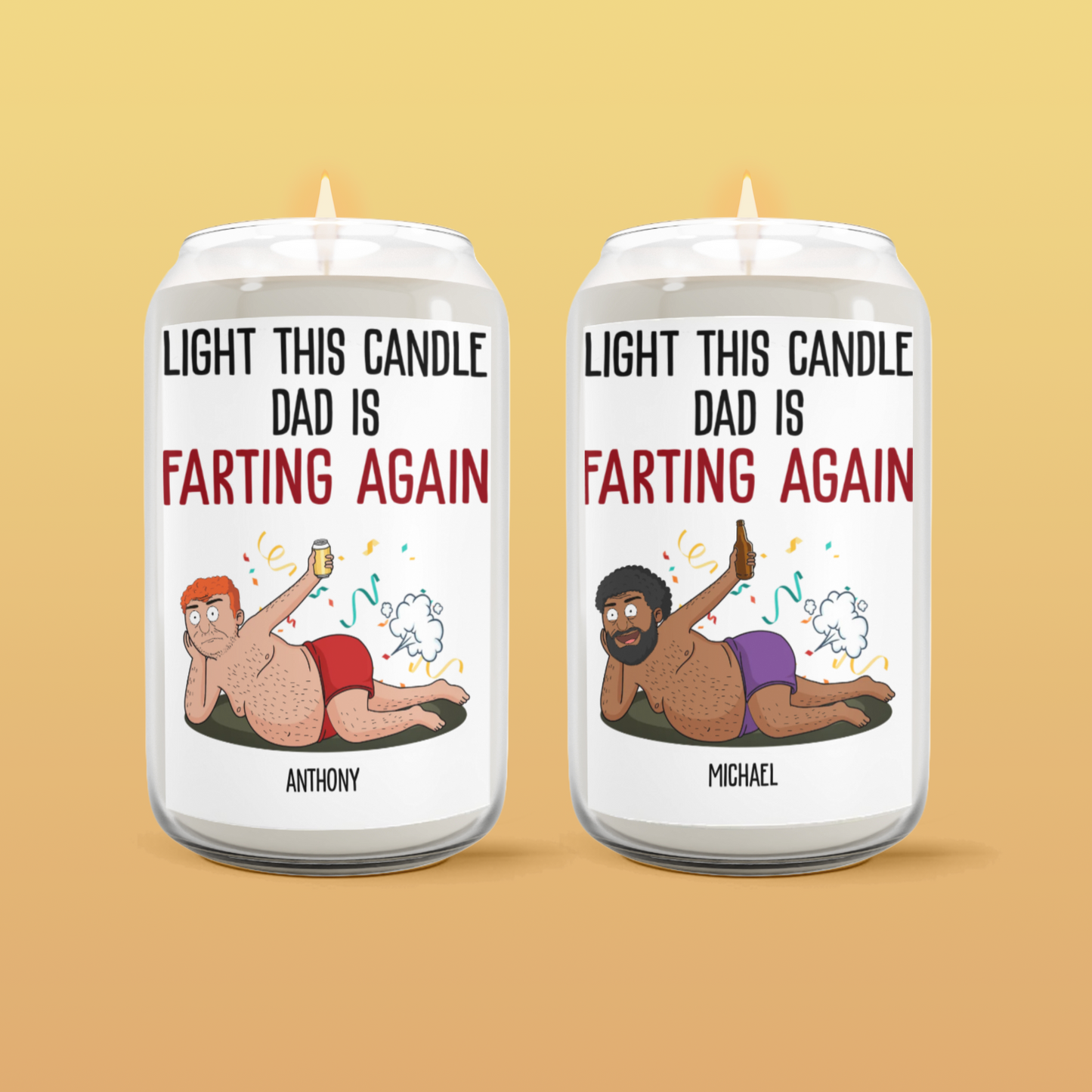 Farting Again - Premium Eco-friendly Scented Candle