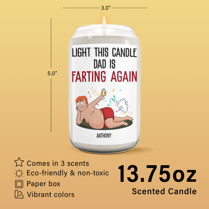 Farting Again - Premium Eco-friendly Scented Candle