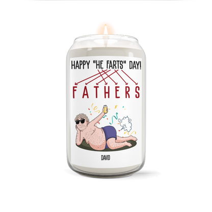 He Farts FATHERS - Premium Eco-friendly Scented Candle