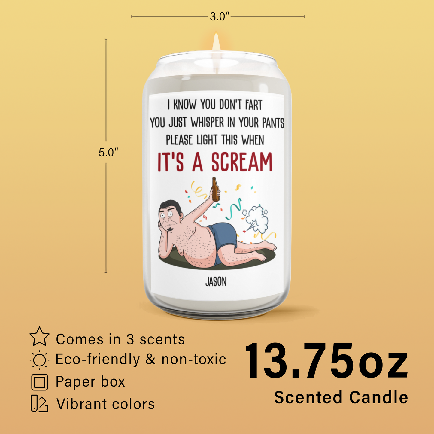 A Scream - Premium Eco-friendly Scented Candle