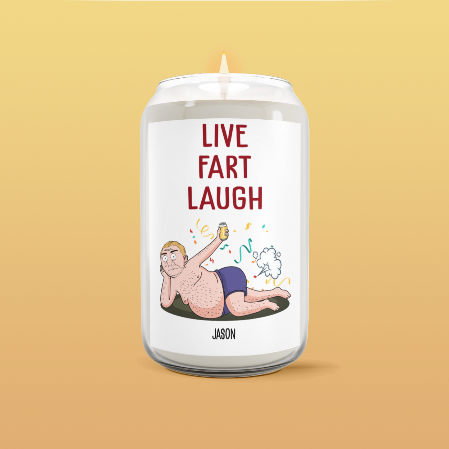 Live Fart - Premium Eco-friendly Scented Candle