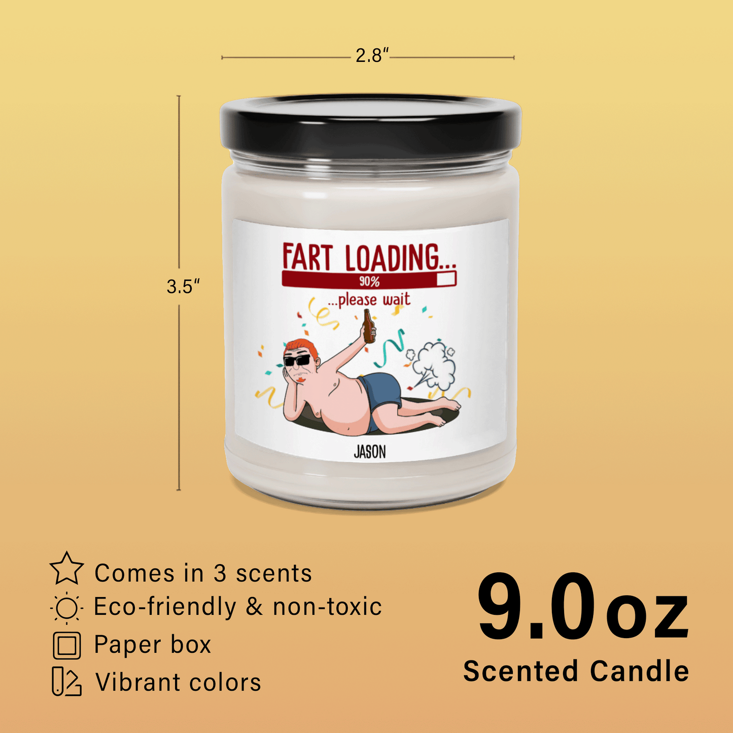 Please Wait - Scented Soy Candle