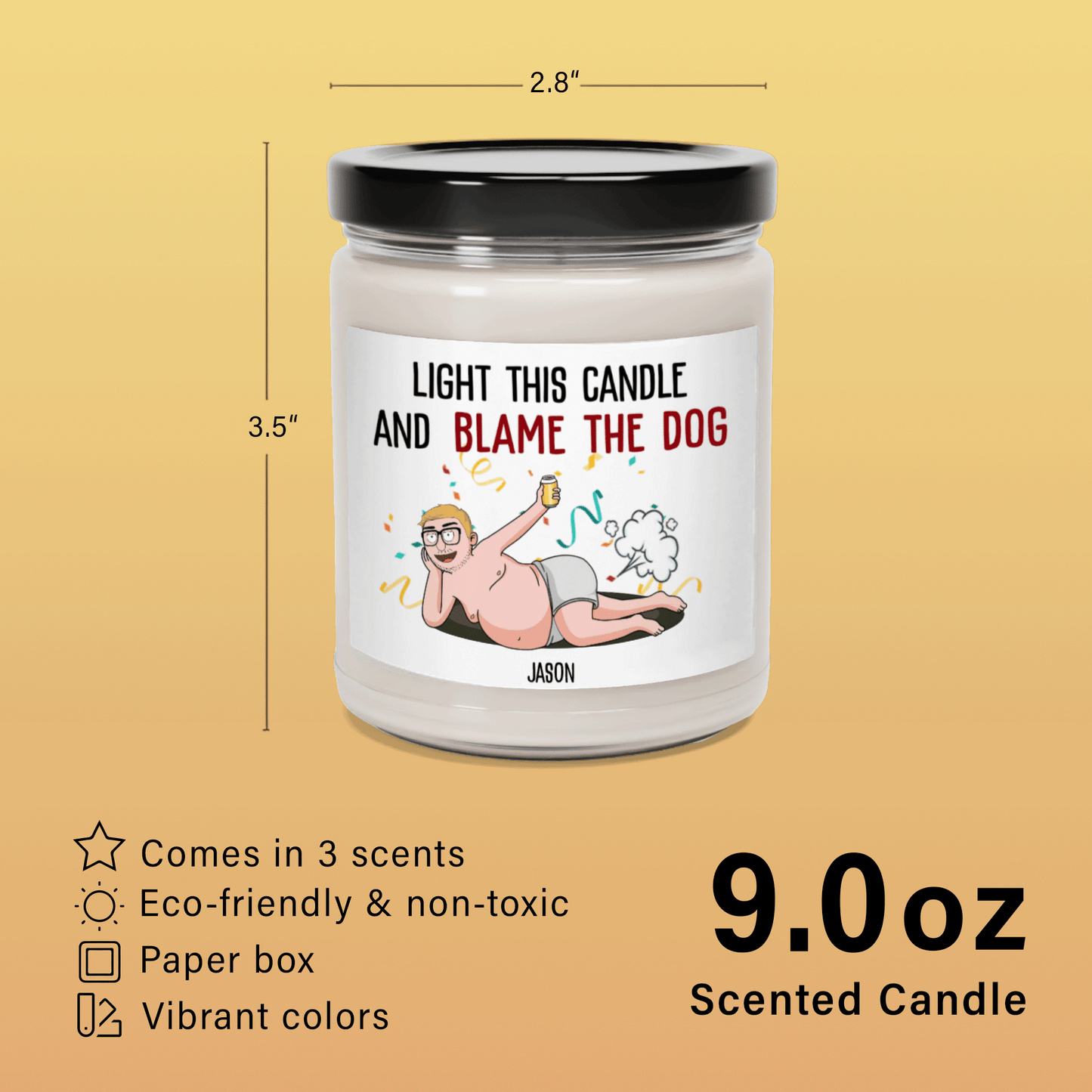 The Dog - Scented Soy Candle